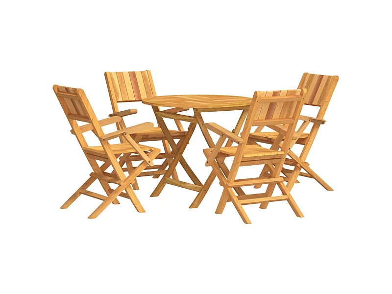 Atherton  5-delige Tuinset massief teakhout