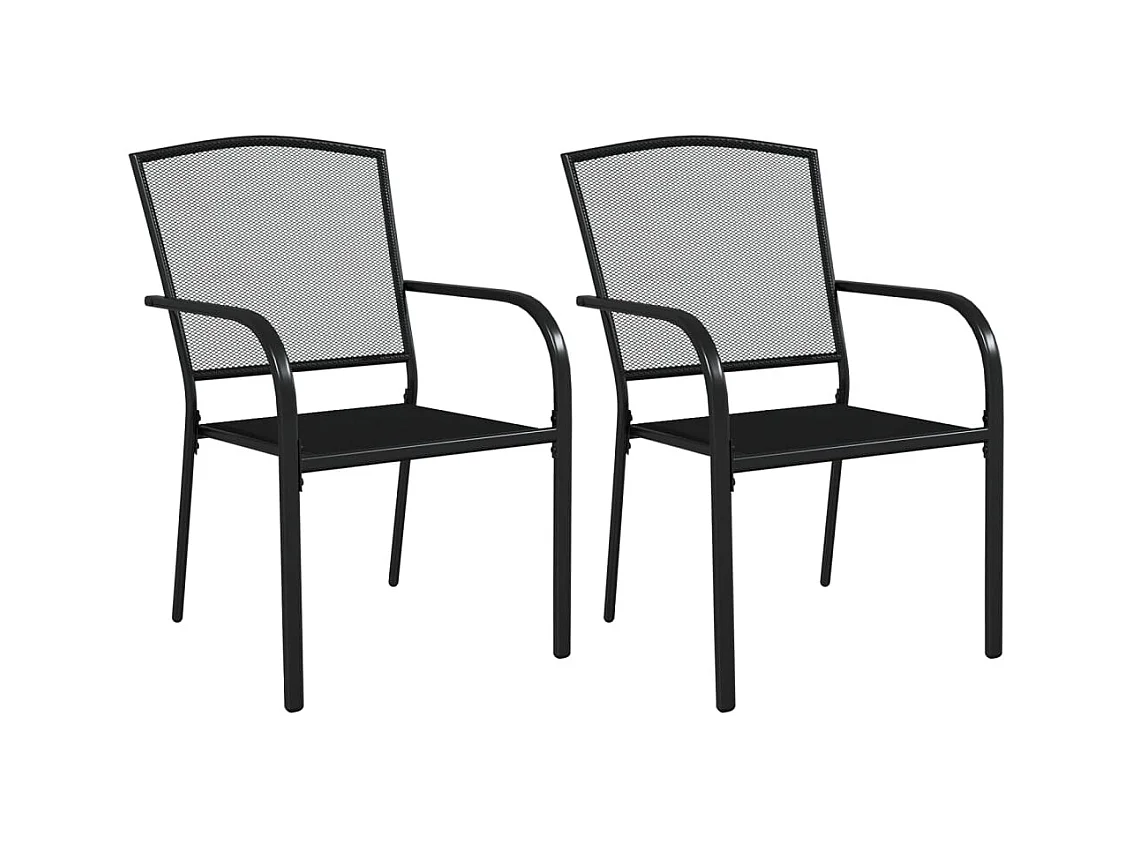 Booneville  Ensemble à manger de jardin 3 pcs anthracite acier