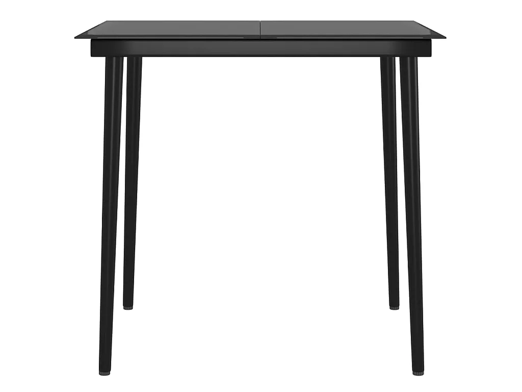 Cesarino  3-delige Tuinset met kussens grijs en zwart