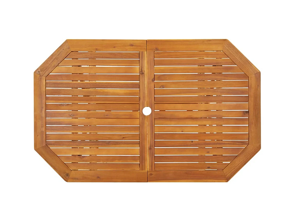 Margot-Claire  Ensemble à manger de jardin 5 pcs Bois d'acacia solide