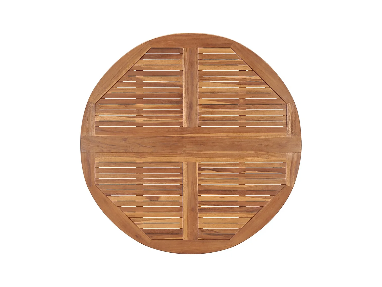 Ydira  Set de comedor de jardín plegable 5 pzas madera maciza de teca
