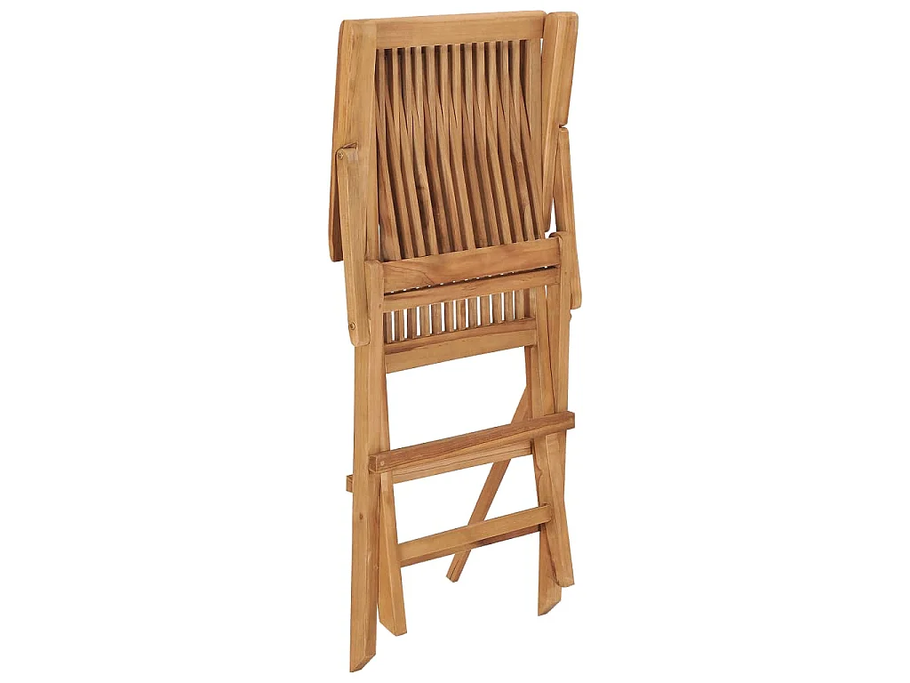 Ydira  Ensemble à dîner d'extérieur pliable 5 pcs Bois solide de teck