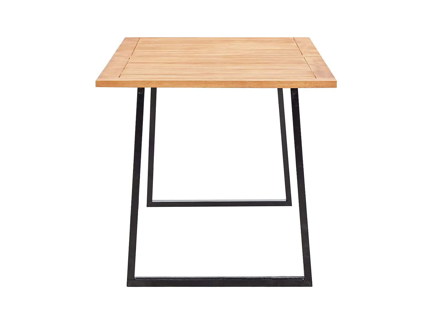 Abdelilah  Mobilier d'extérieur 7 pcs résine tressée et bois d'acacia gris