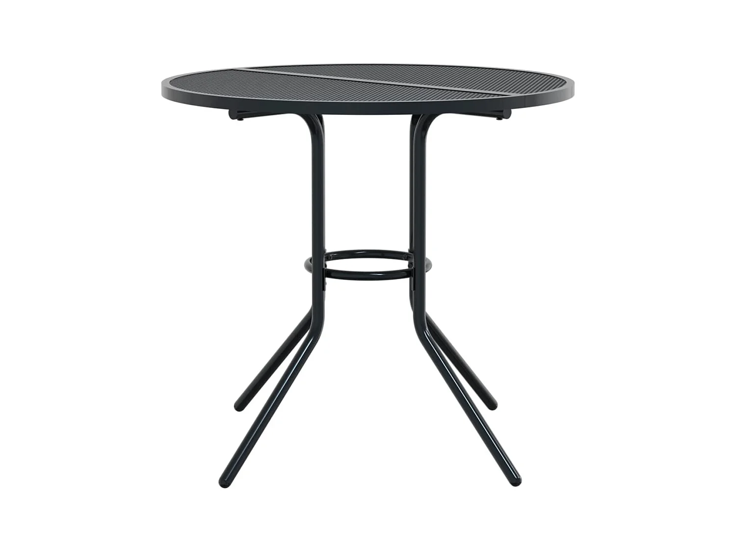 Untamo  Ensemble de chaises de jardin empilables 5 pcs anthracite