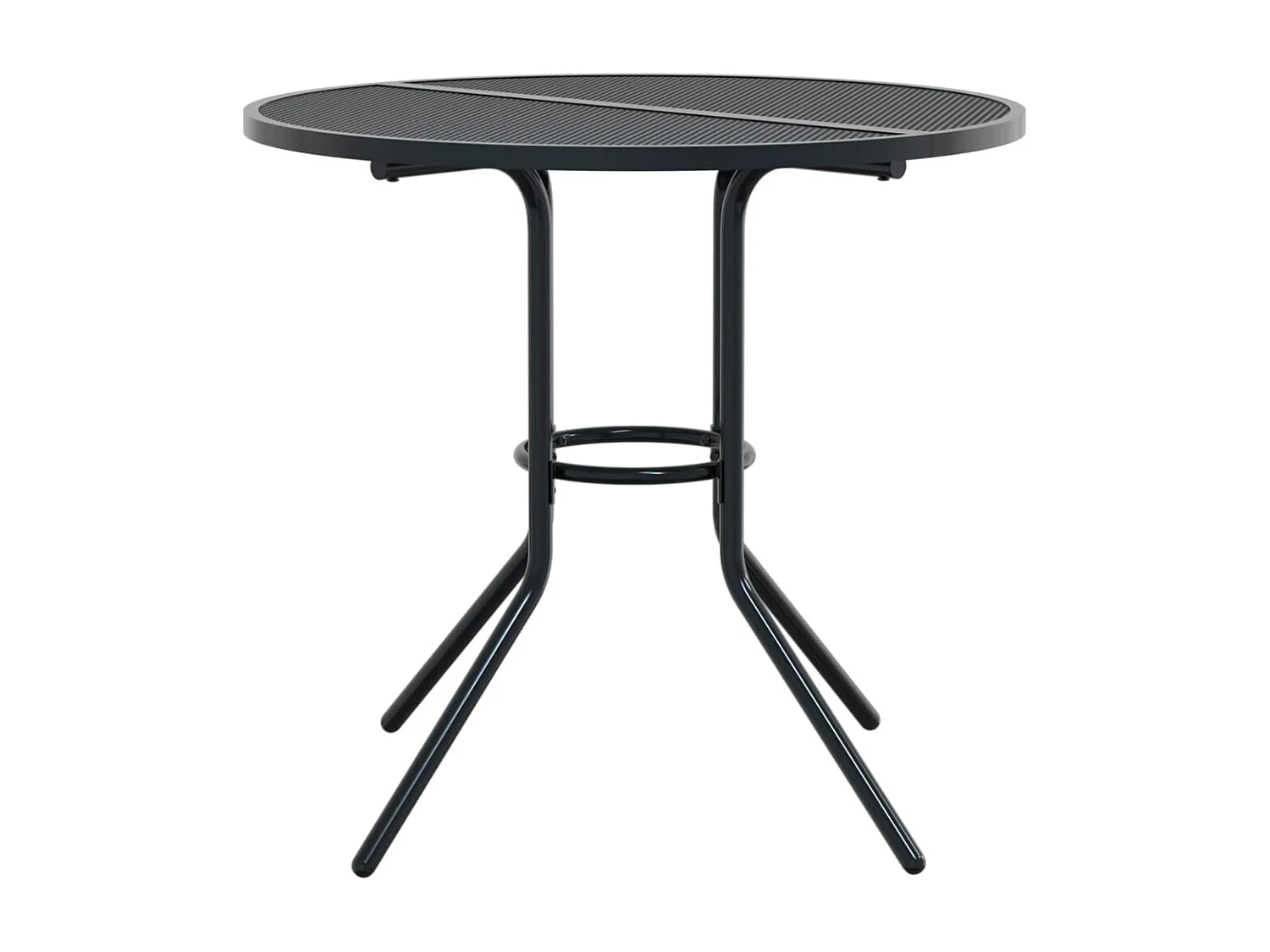 Untamo  Ensemble de chaises de jardin empilables 5 pcs anthracite