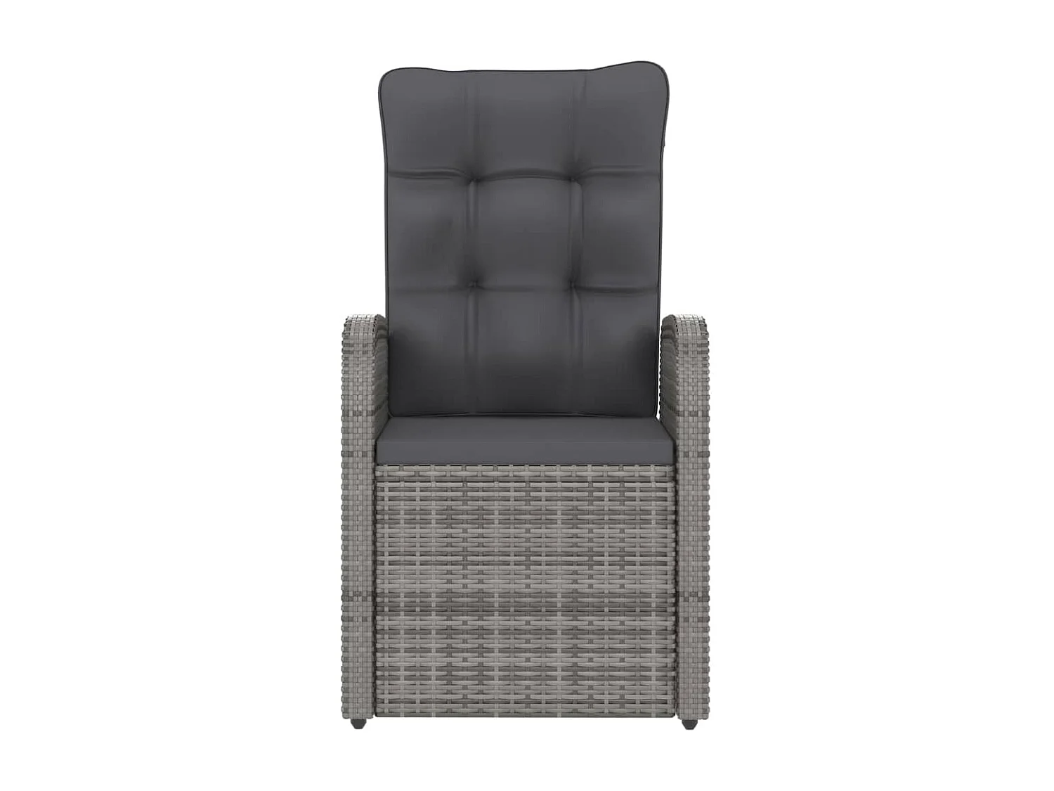 Prolenta Premium -  Salon de jardin 7 pcs avec coussins Résine tressée Gris