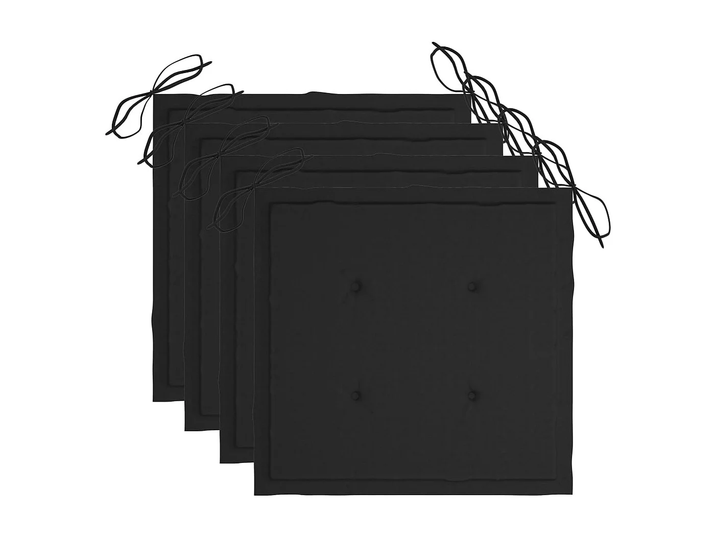 Blaire  Mobilier à dîner d'extérieur pliable 5 pcs avec coussins bambou