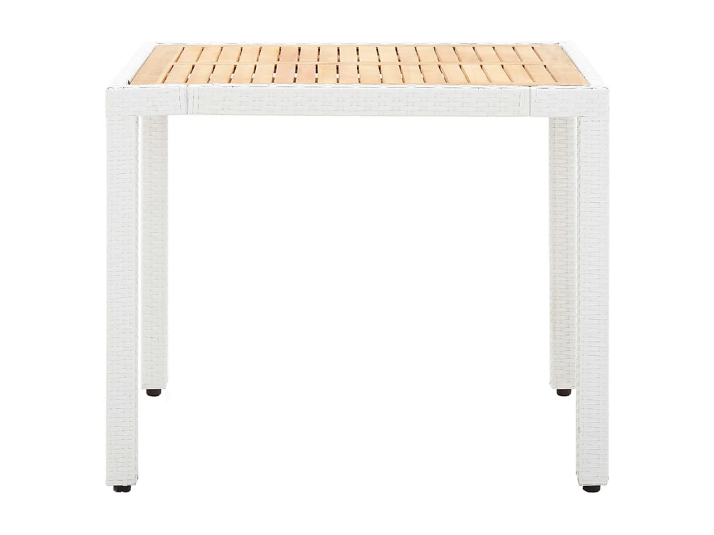 Horindor  5-delige Tuinset poly rattan wit