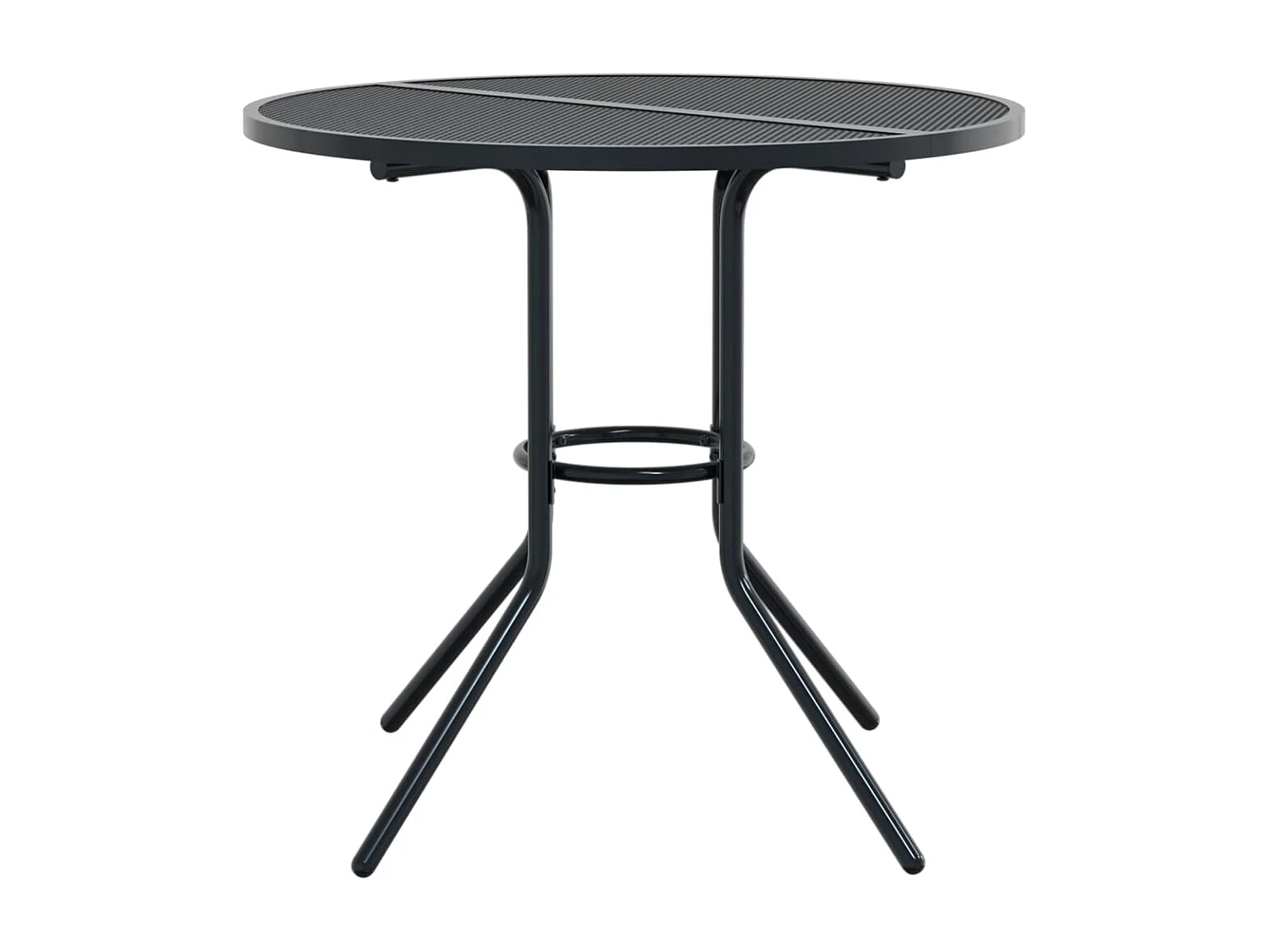 Untamo  Ensemble de chaises de jardin empilables 3 pcs anthracite