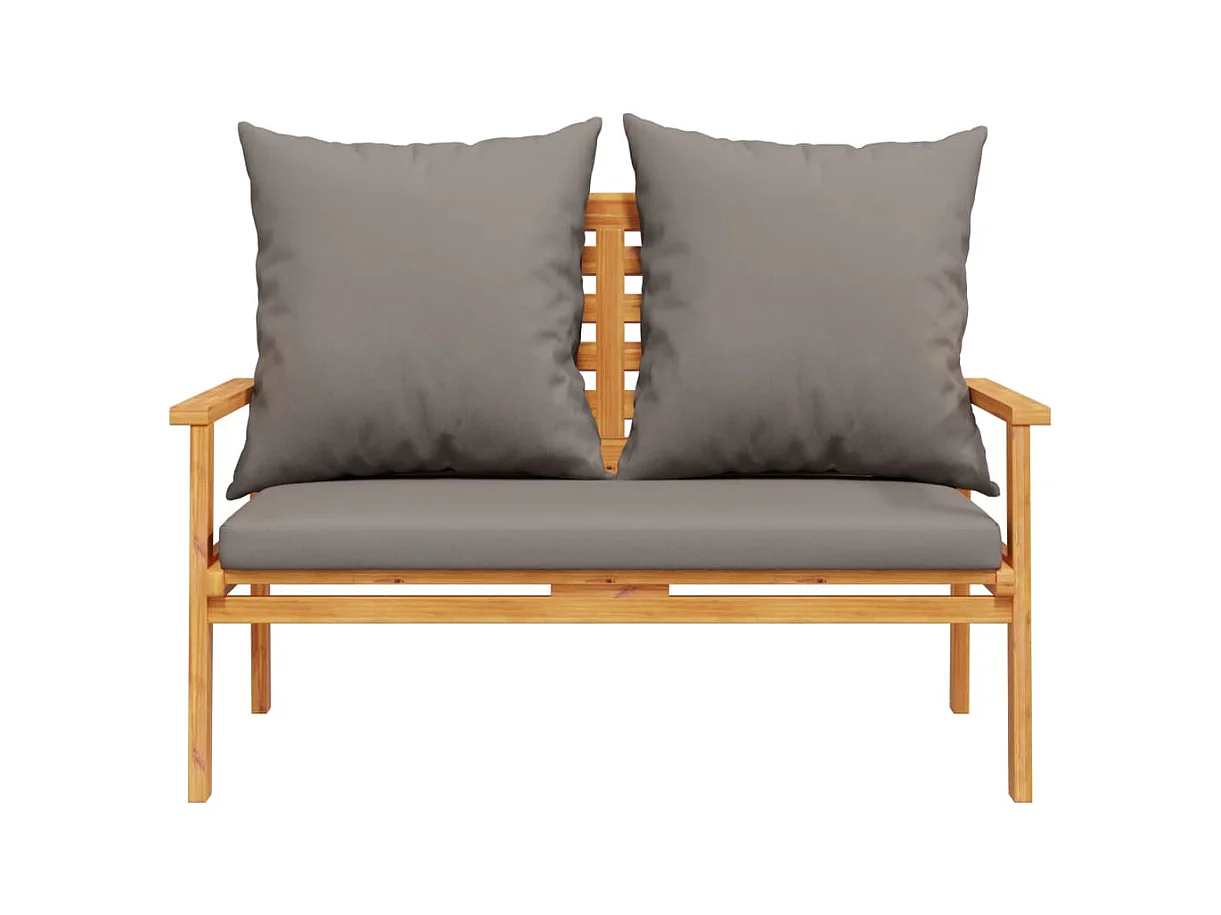 Adelina  Ensemble de jardin avec coussin bois massif acacia
