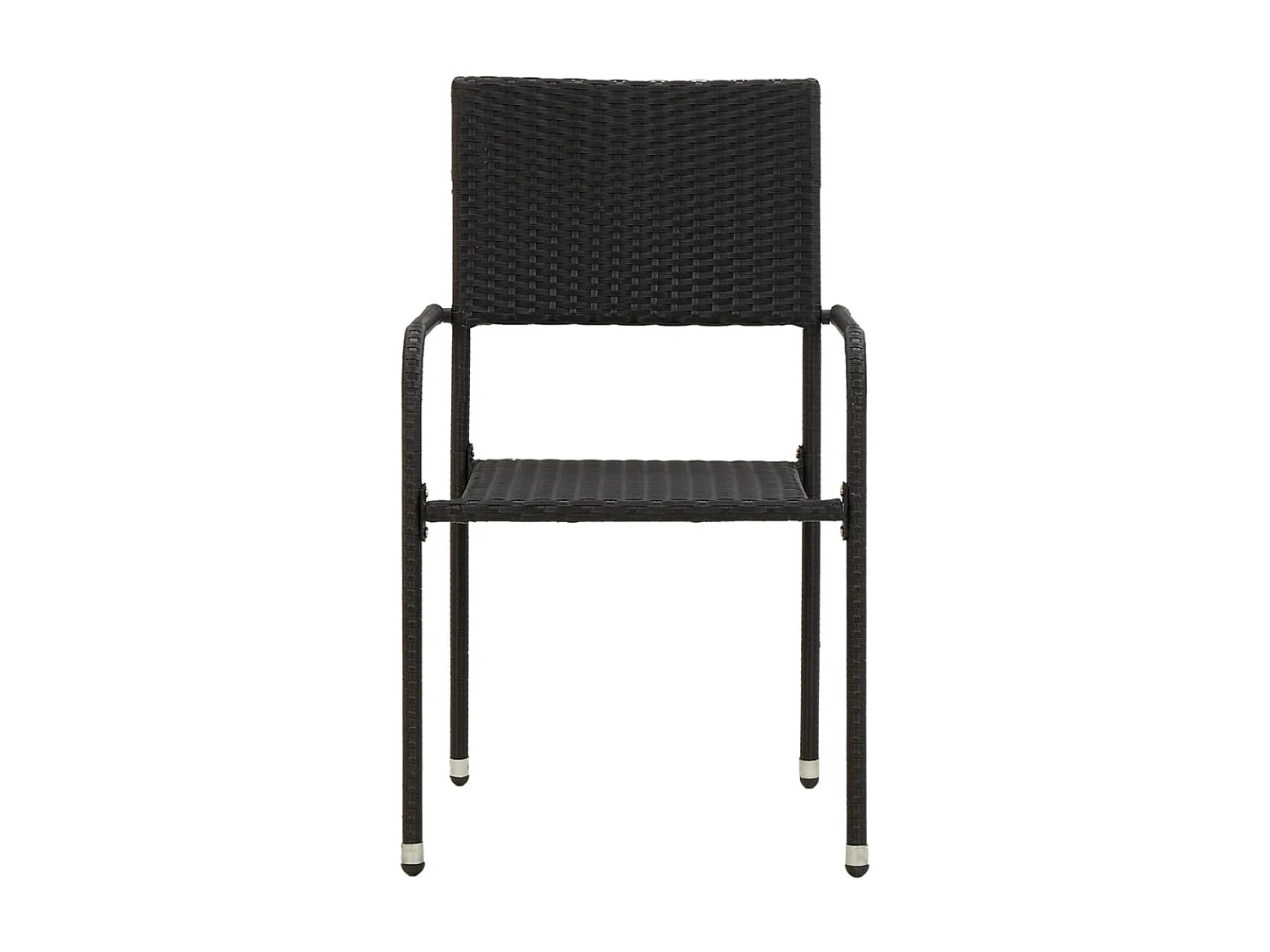 Prolenta Premium -  3-delige Tuinset poly rattan zwart