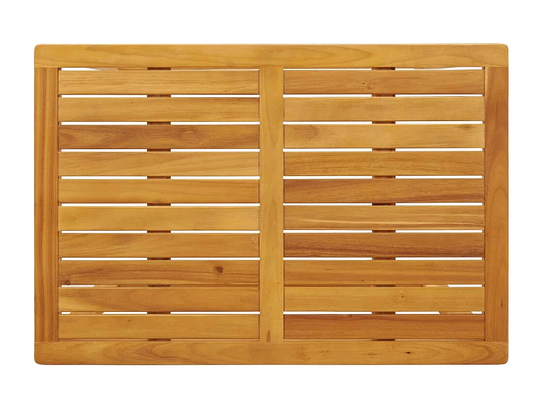 Fjalka  Ensemble de balcon 3 pcs bois d'acacia solide