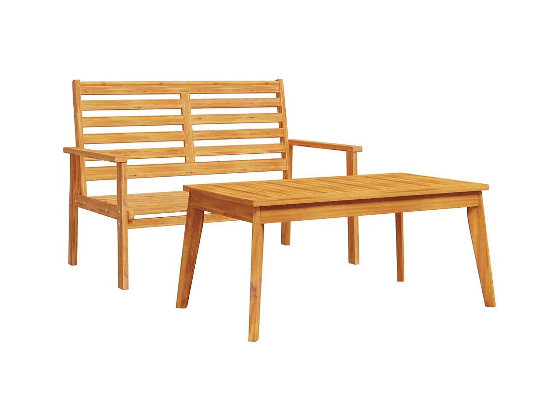 Adelina  Ensemble de jardin bois massif d'acacia