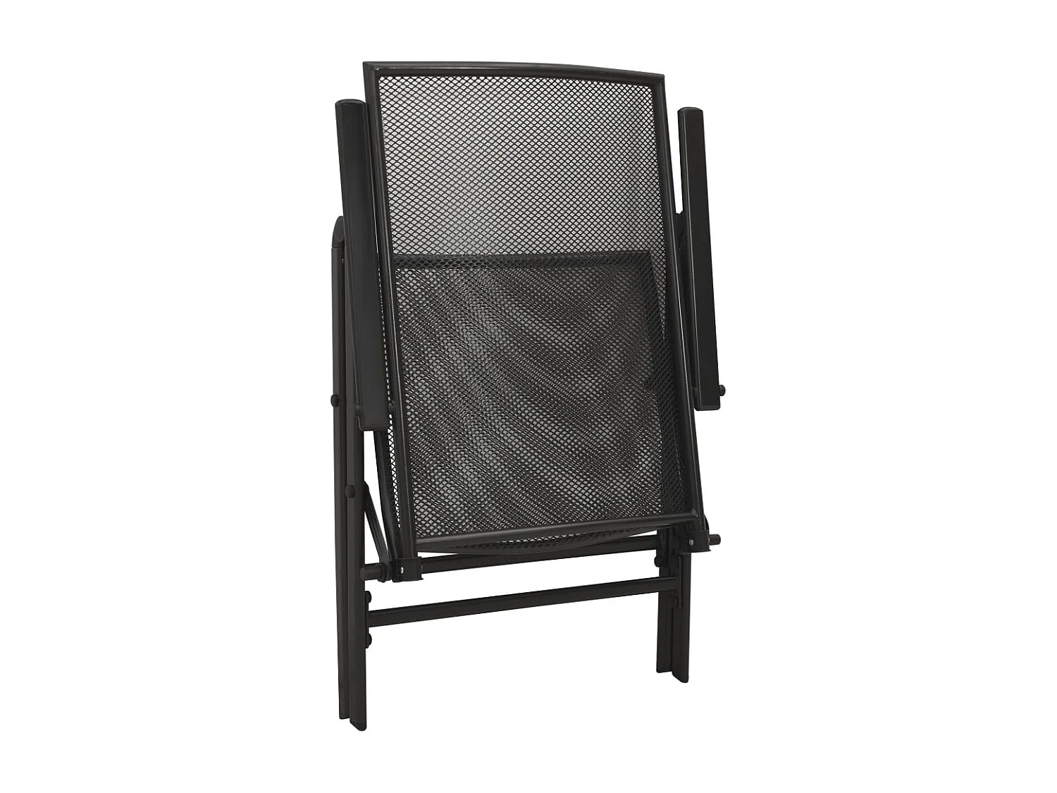 Bollène  Ensemble de chaises de jardin inclinables 5 pcs anthracite