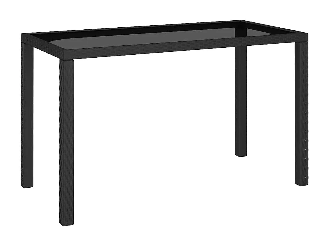 Sylara  Salon de jardin 6 pcs avec coussins Résine tressée Noir