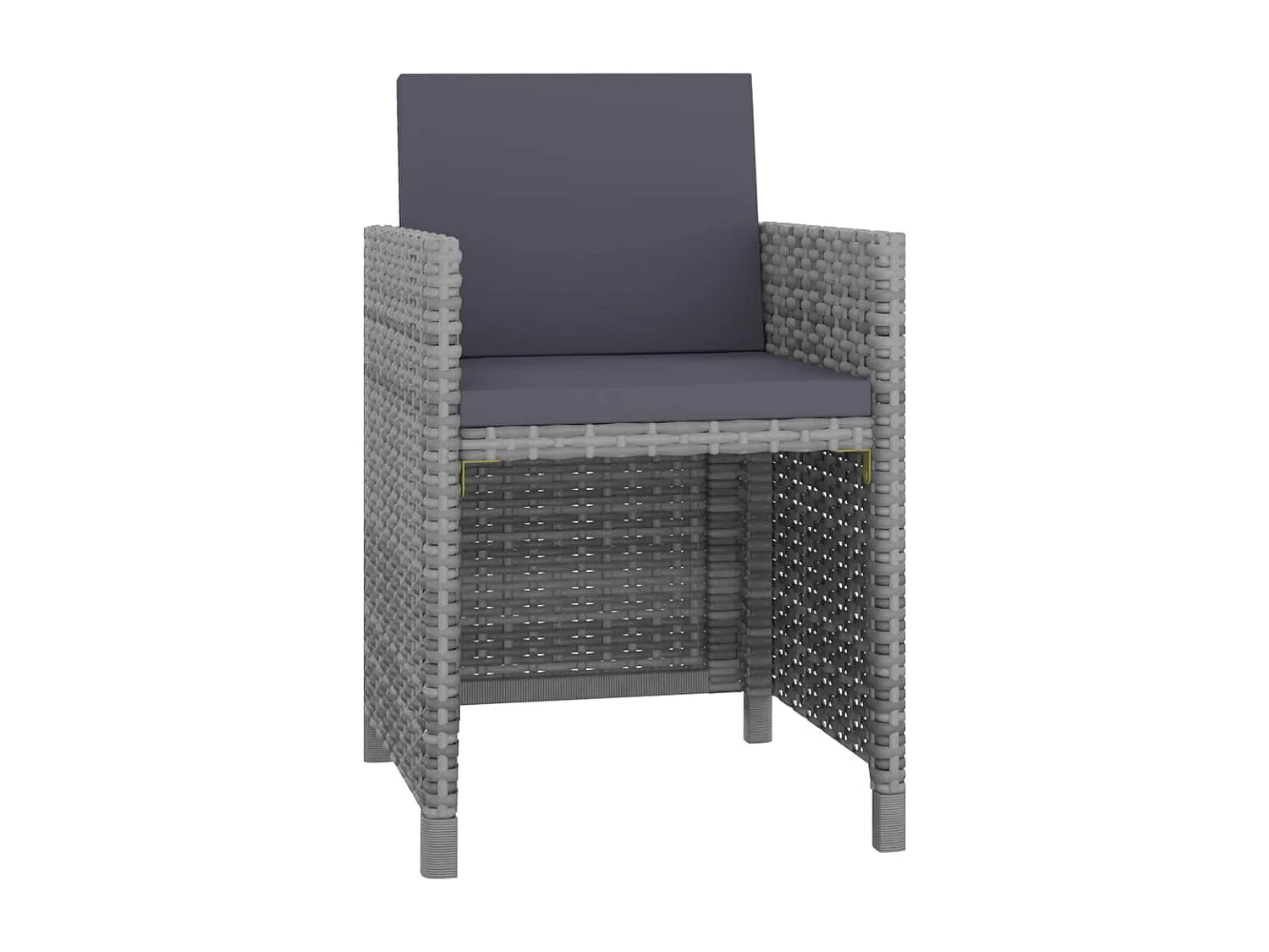 Ilran  11-delige Tuinset met kussens poly rattan grijs