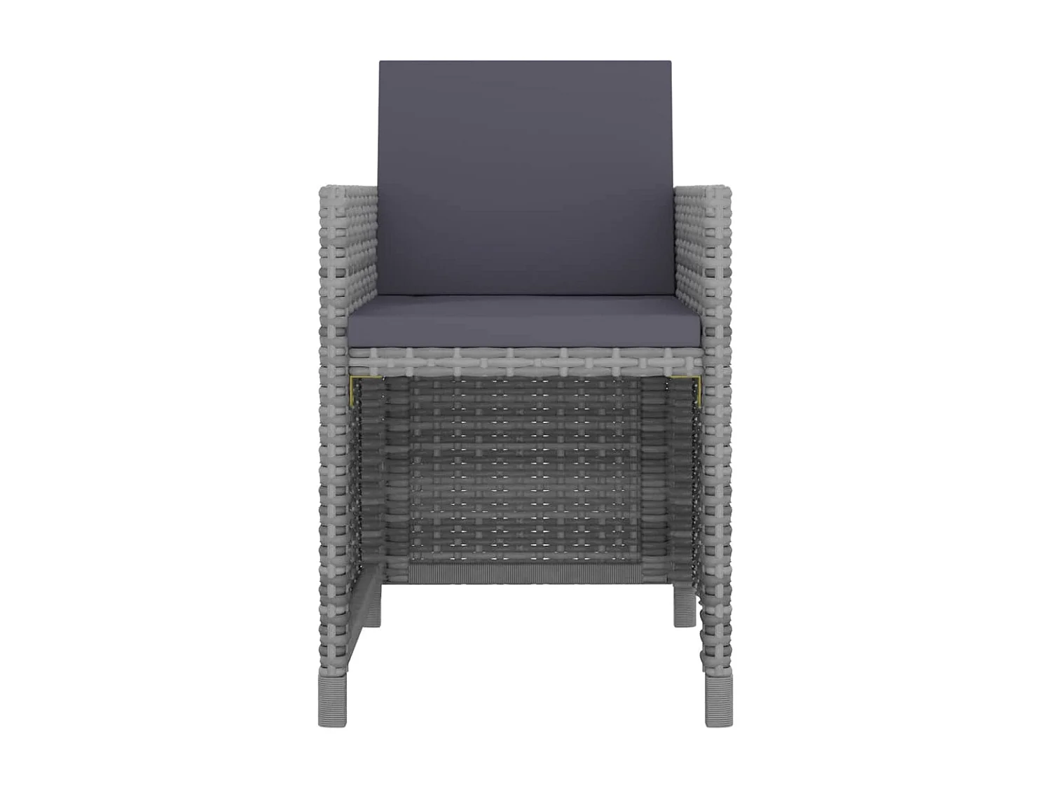 Ilran  11-delige Tuinset met kussens poly rattan grijs