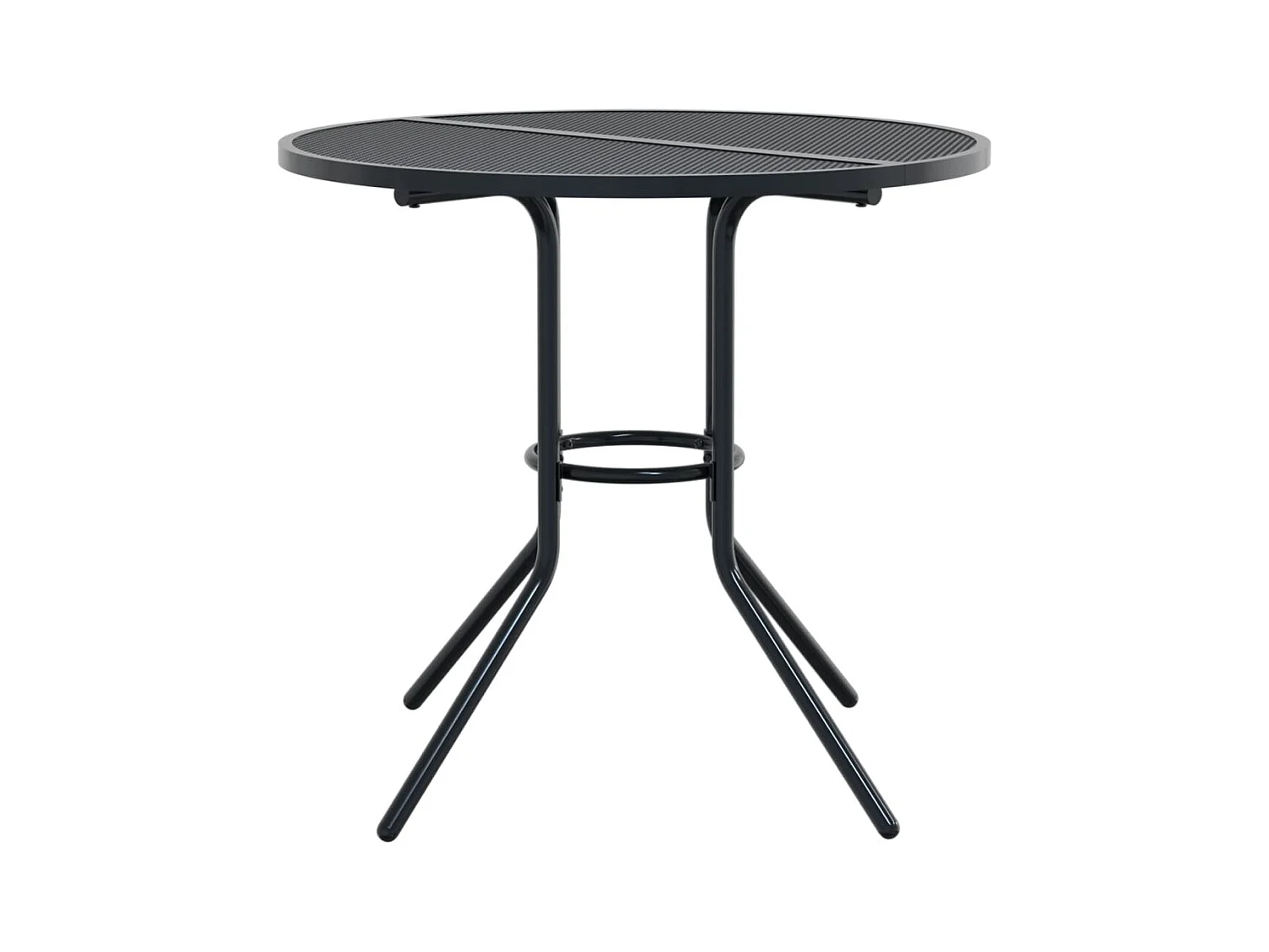 Yero  Ensemble de chaises de jardin empilables 3 pcs anthracite