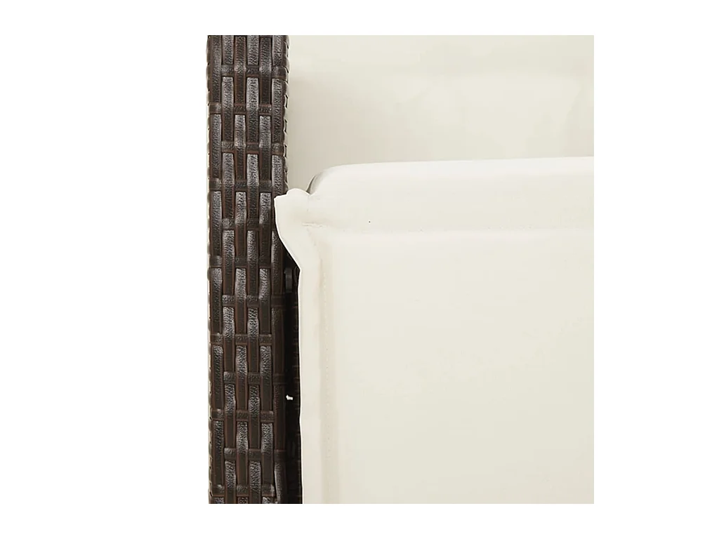 Jesse Blake  9-delige Tuinset met kussens poly rattan bruin