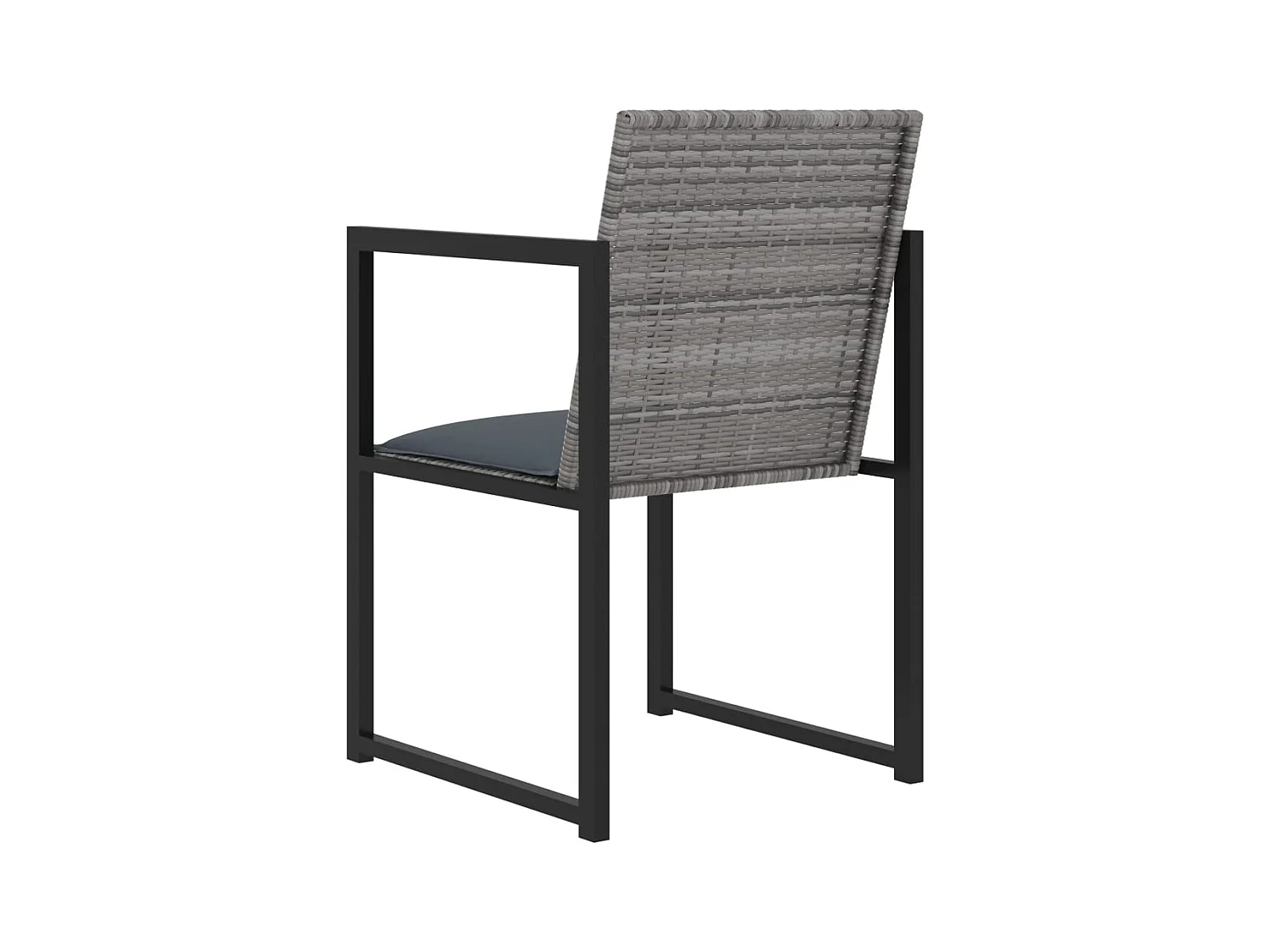 Holly Ann  Salon de jardin 7 pcs avec coussins Résine tressée Gris