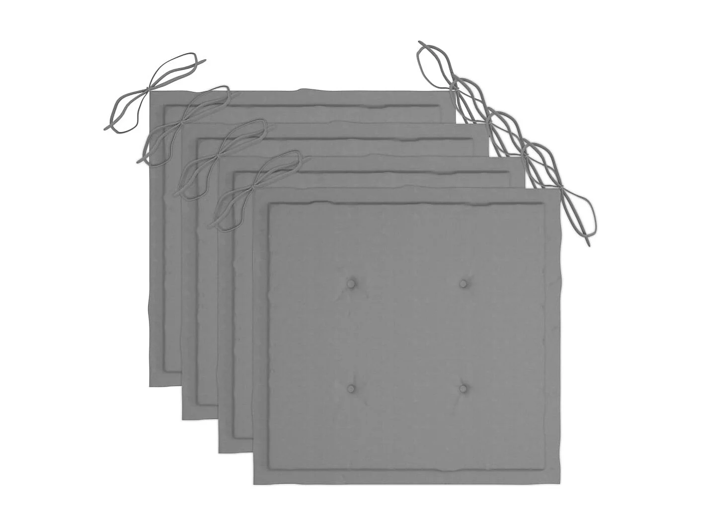 Blaire  Mobilier à dîner d'extérieur pliable 5 pcs avec coussins bambou