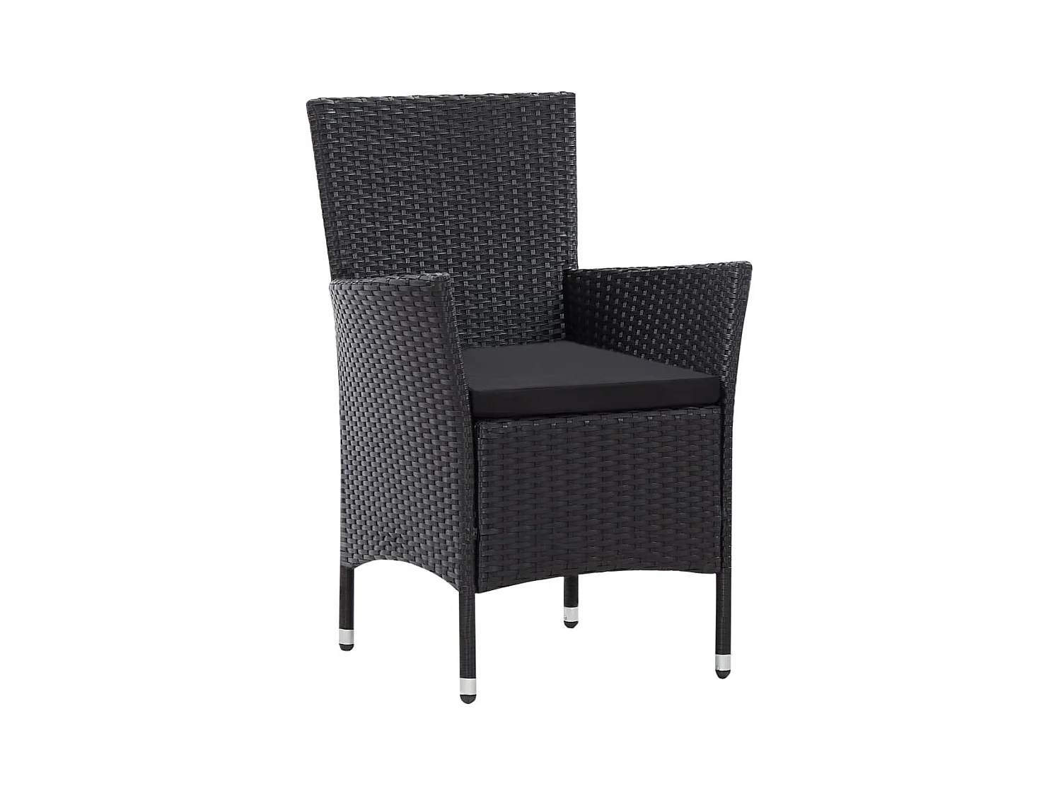 Peylar  Ensemble à dîner d'extérieur 9 pcs Résine tressée Noir