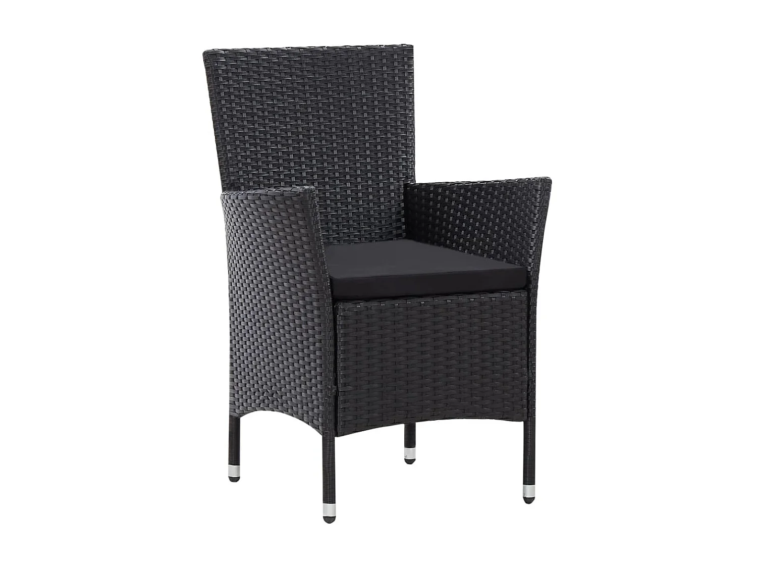 Peylar  Ensemble à dîner d'extérieur 9 pcs Résine tressée Noir