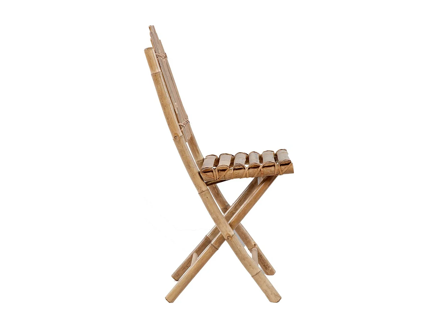 Blaire  Mobilier à dîner d'extérieur pliable 5 pcs avec coussins bambou