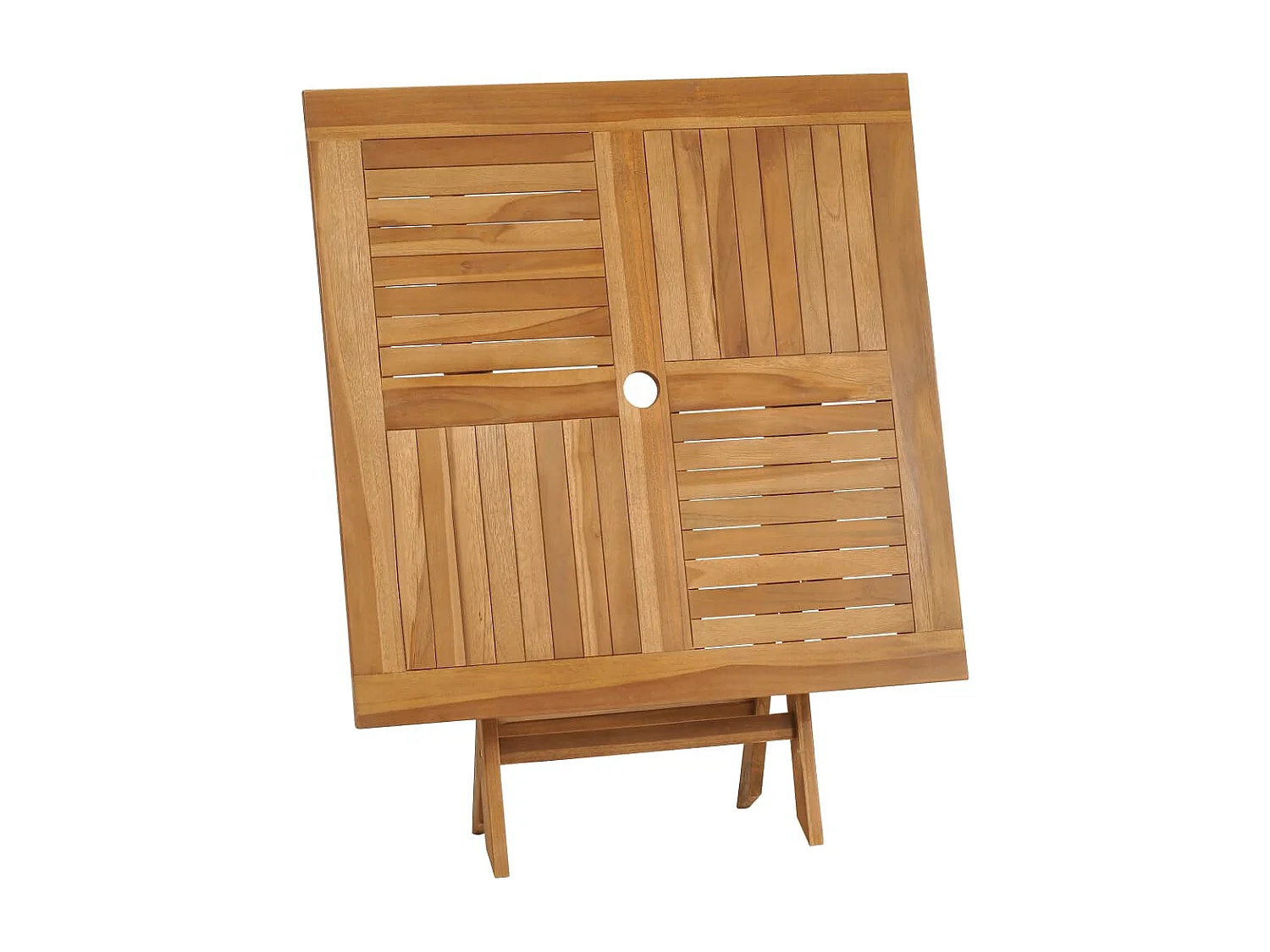 Cymir  Salon de jardin 5 pcs Bois de teck massif