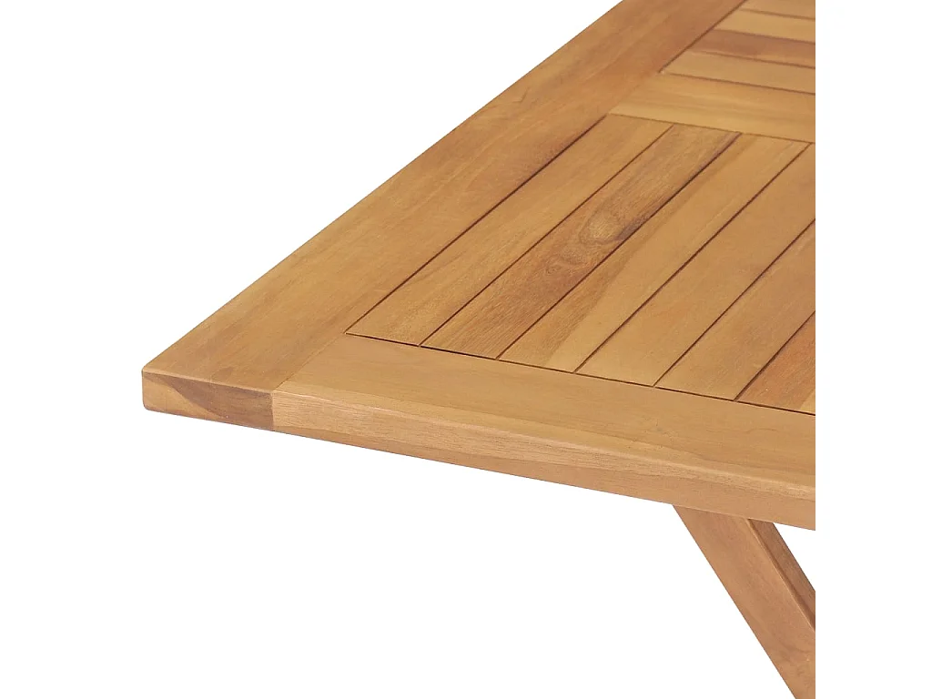 Cymir  Salon de jardin 5 pcs Bois de teck massif