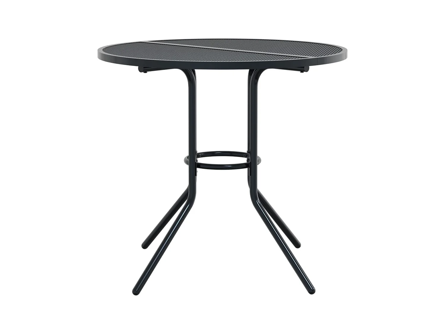 Bollène  Ensemble de chaises de jardin inclinables 3 pcs anthracite