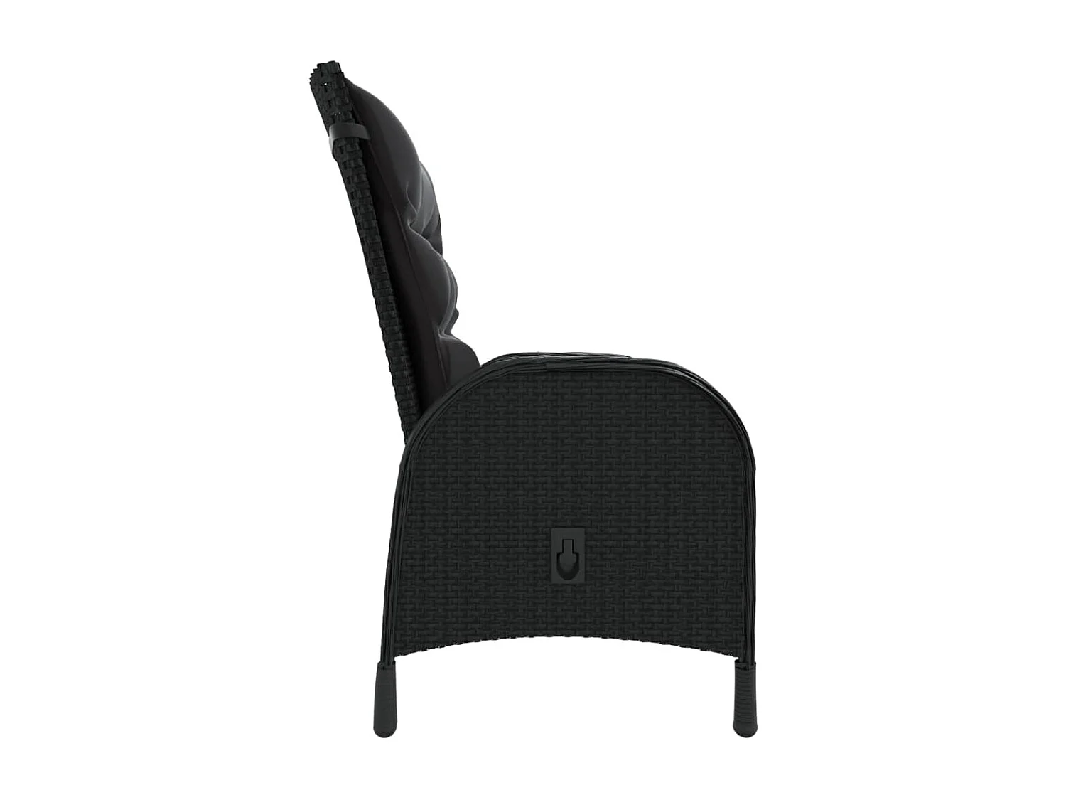 Ortona  5-delige Tuinset poly rattan zwart