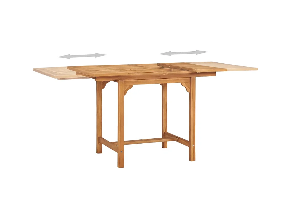 Jacques-Sébastien  Salon de jardin 5 pcs Bois de teck massif