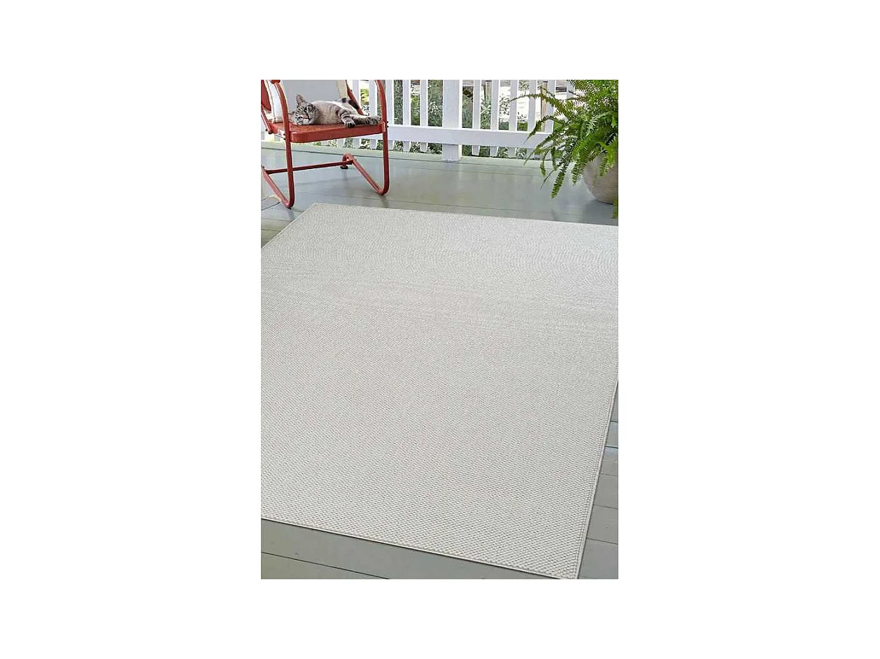 Tapis extérieur et intérieur uni TOULON 145 Crème 200*290