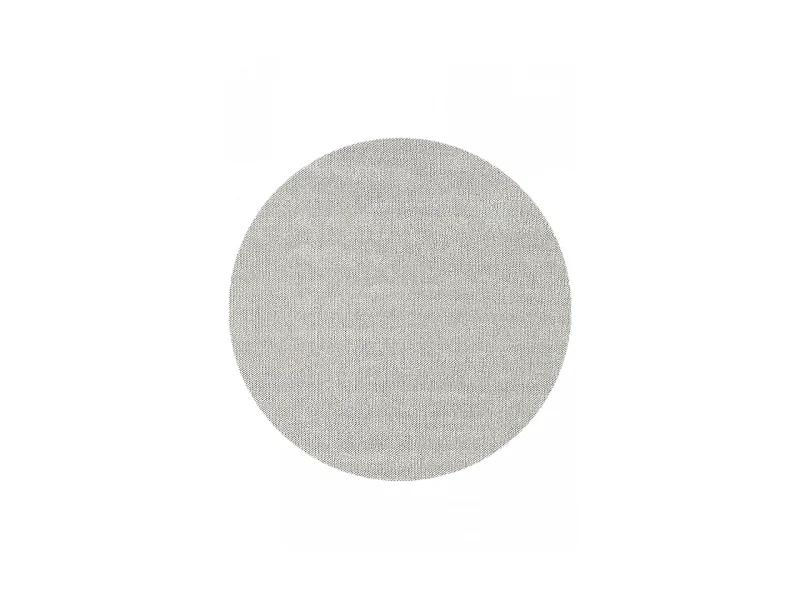 Tapis tissé uni extérieur intérieur PANAMA 57 Crème 120*120