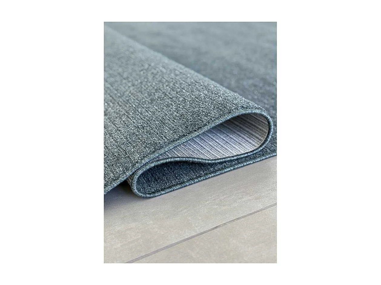Tapis uni NANCY 29 Bleu canard 160*230
