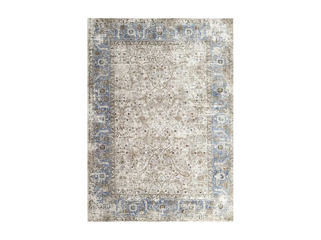 Tapis vintage - ORAN 333 Bleu 120*170