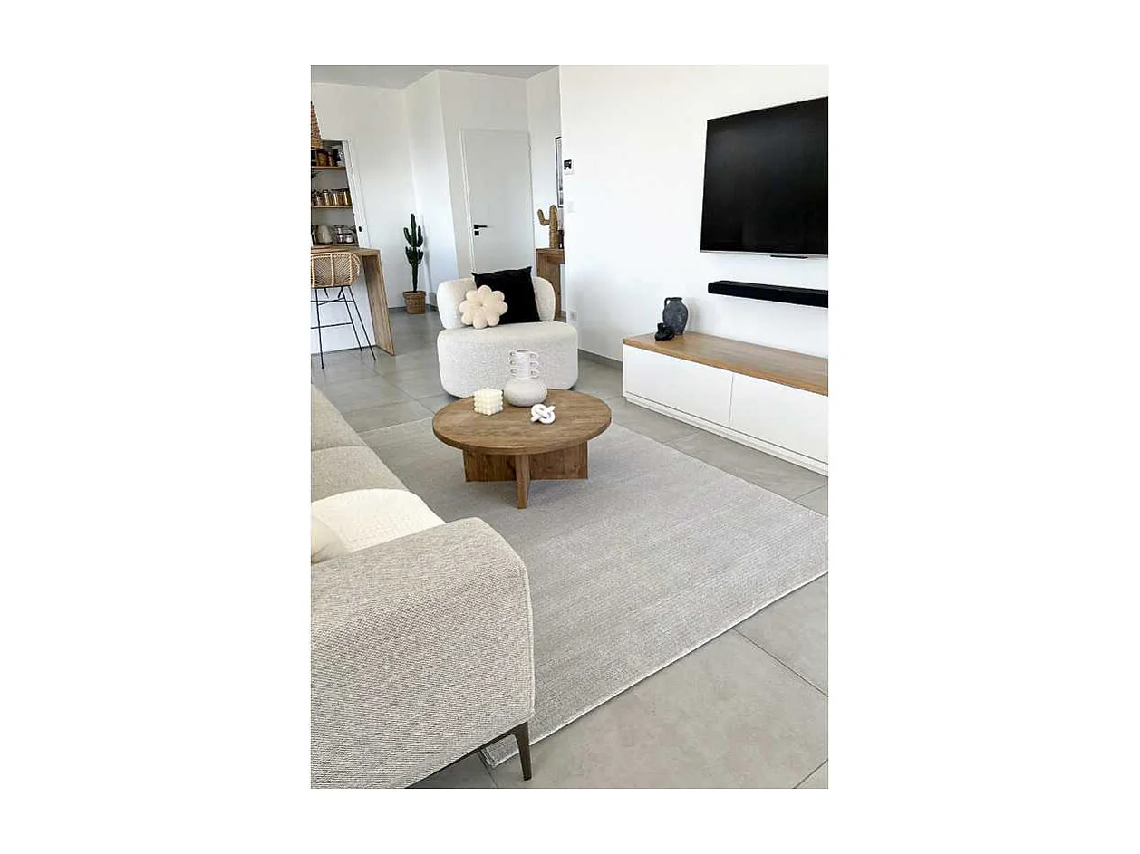 Tapis uni NANCY 29 Gris 140*200