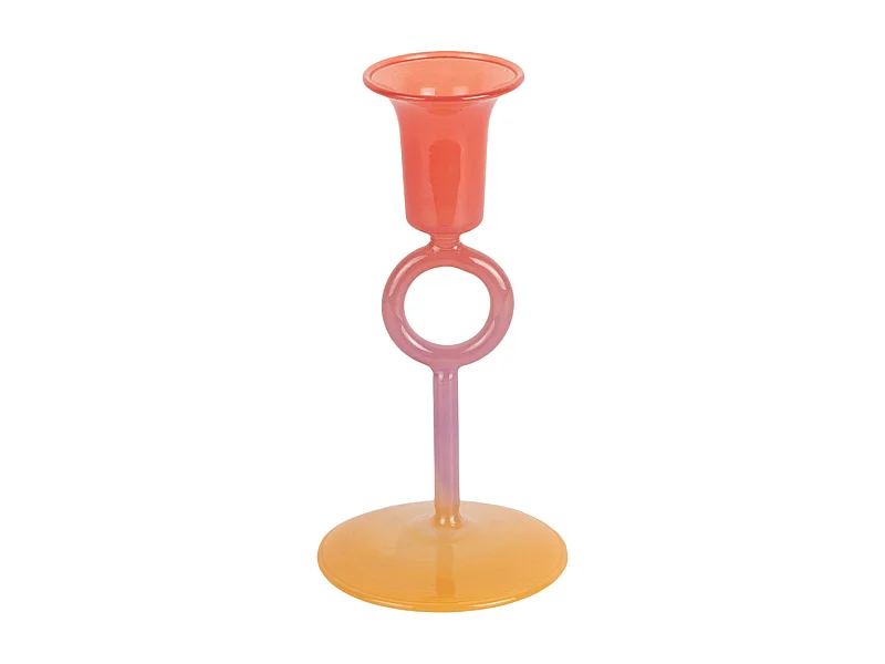 Kandelaar Anillo Vivo - 7.5x7.5x15 cm - Multicolor