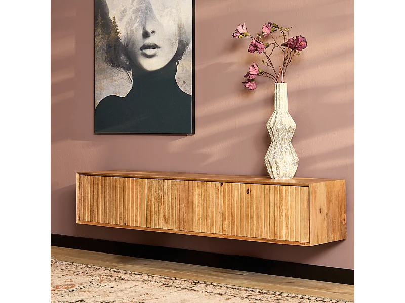 Tv meubel Madison - 35x160x30cm - Bruin