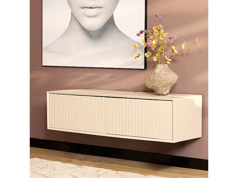 Tv meubel Madison - 35x120x30cm - Beige