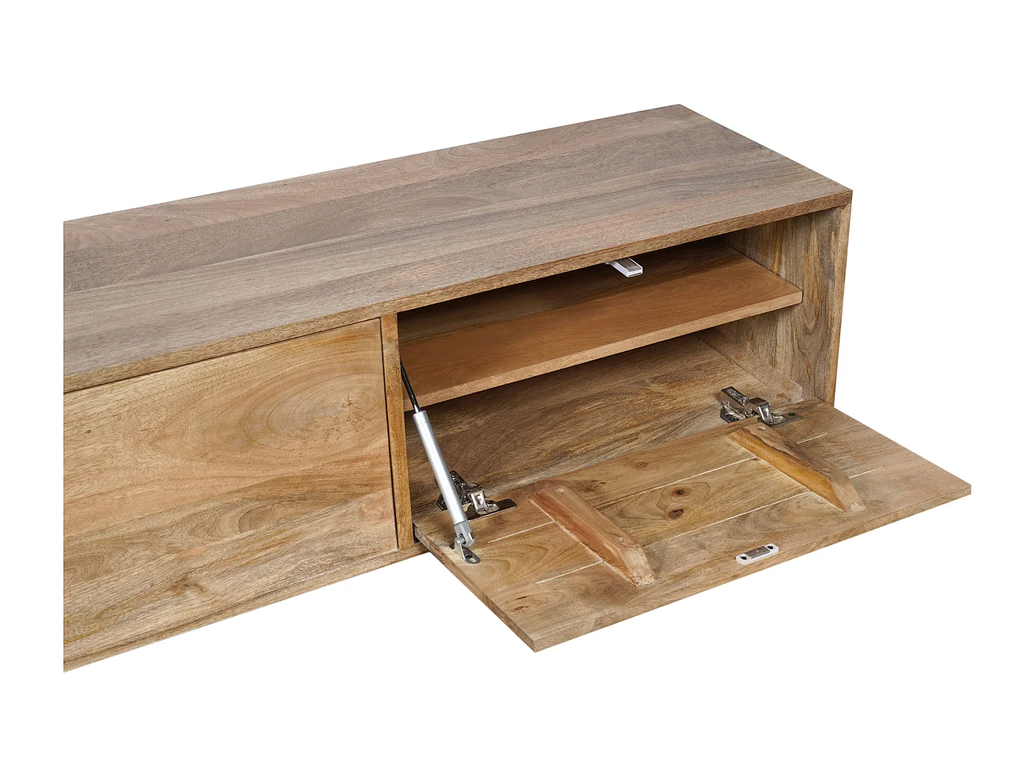 Tv meubel Vision - 30x280x35cm - Bruin