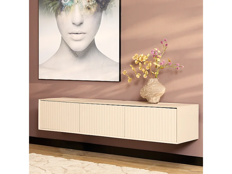 Tv meubel Madison - 35x160x30cm - Beige