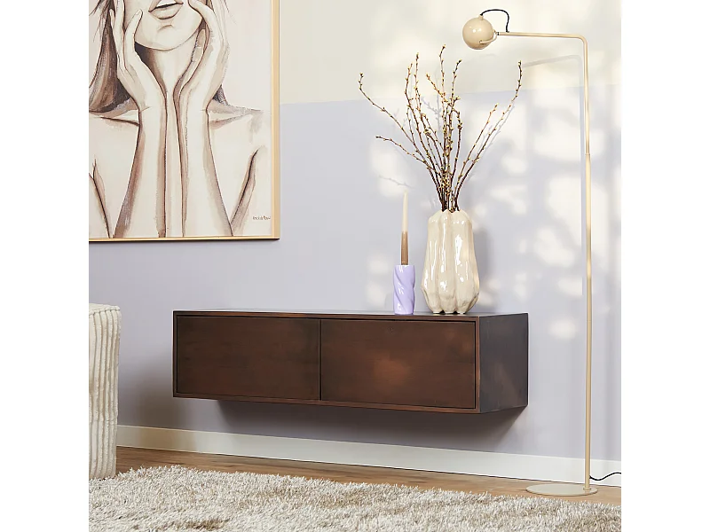 Tv meubel Vision - 30x120x35cm - Bruin