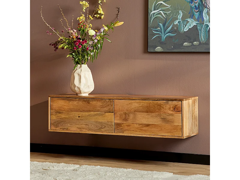 Tv meubel Vision - 30x120x35cm - Bruin