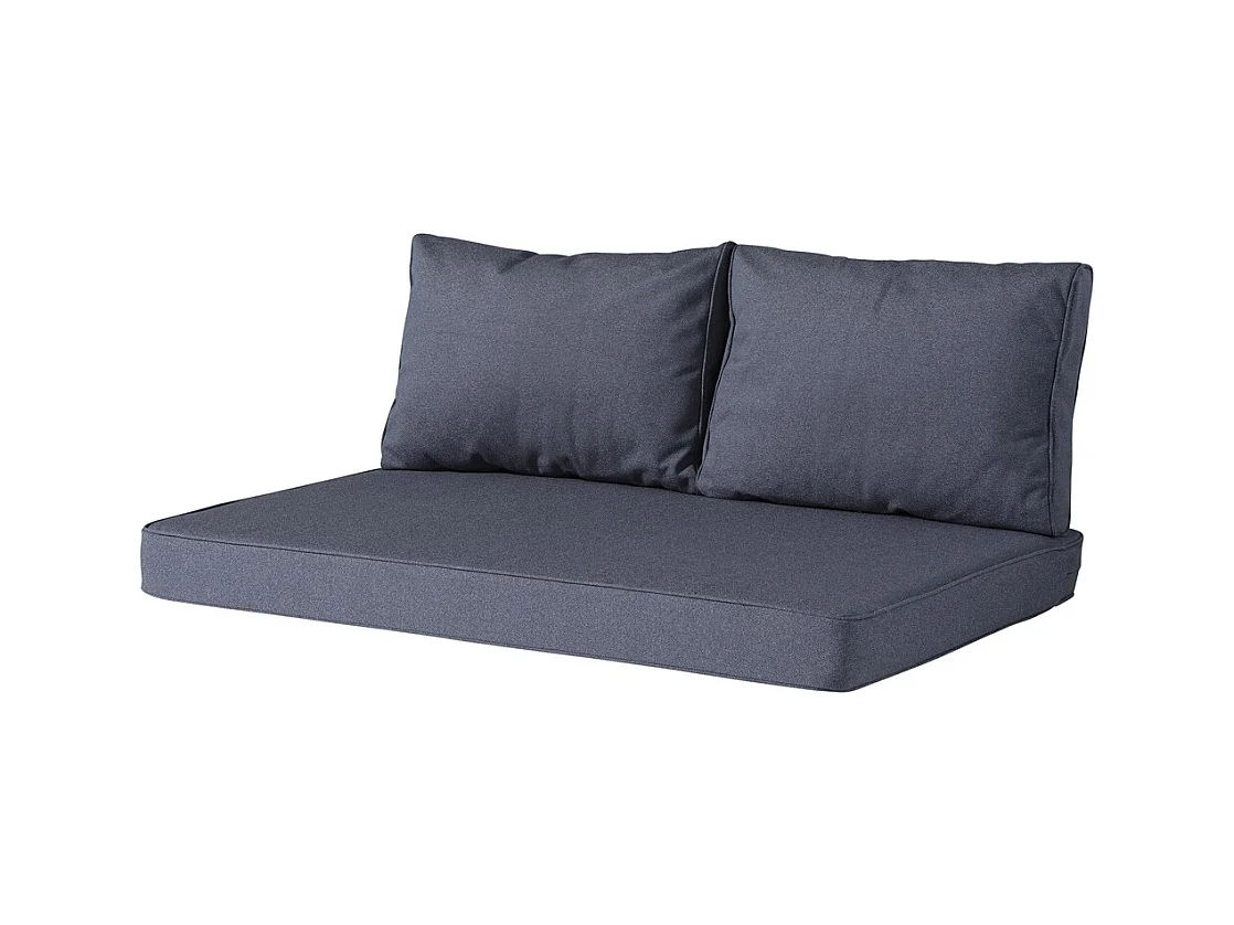 Lounge Zitkussen Manchester denim grey - Ca. 120x80 cm