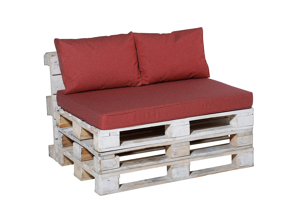 Lounge Zitkussen Manchester red - Ca. 120x80 cm