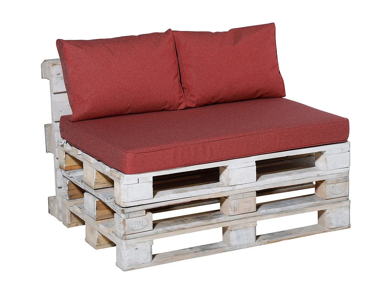 Lounge Zitkussen Manchester red - Ca. 120x80 cm