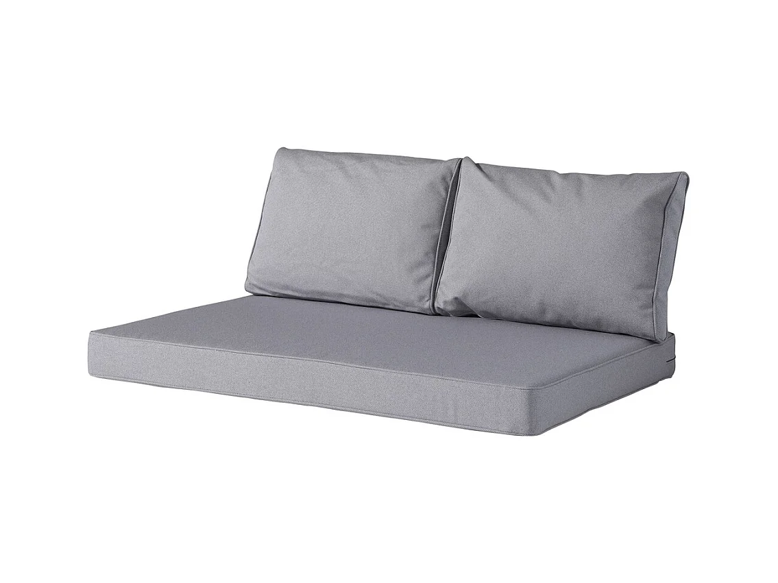 Lounge Zitkussen Manchester light grey - Ca. 120x80 cm