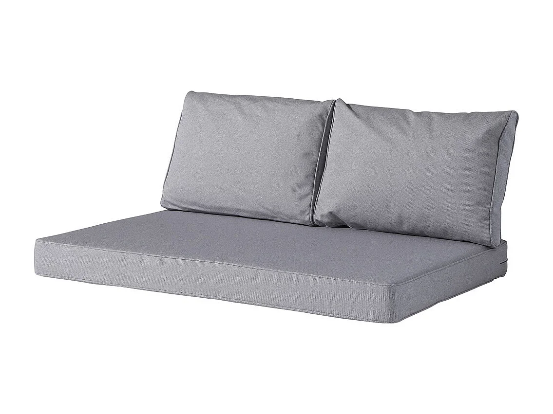 Lounge Zitkussen Manchester light grey - Ca. 120x80 cm